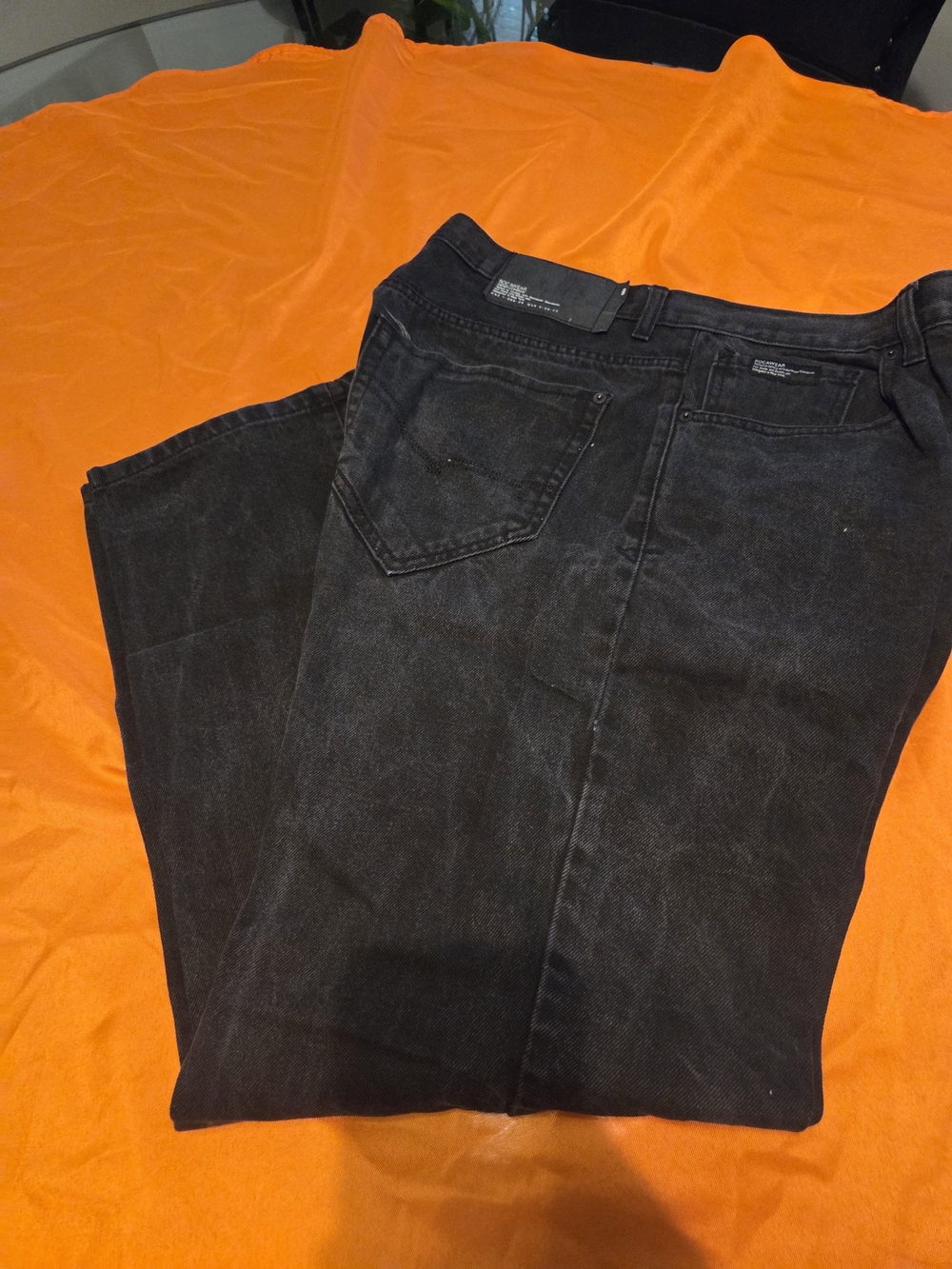 Rocawear Men's Black Straight Jeans